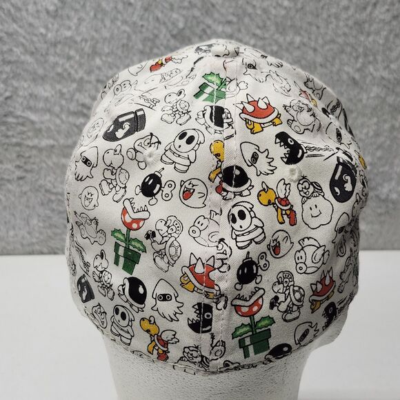 Super Mario Bros. All over Print A Flex Fitted hat Cap - Picture 11 of 12